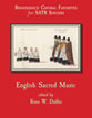 ENGLISH SACRED MUSIC SATB choral sheet music cover
